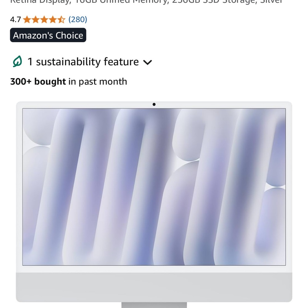 M4 iMac Silver